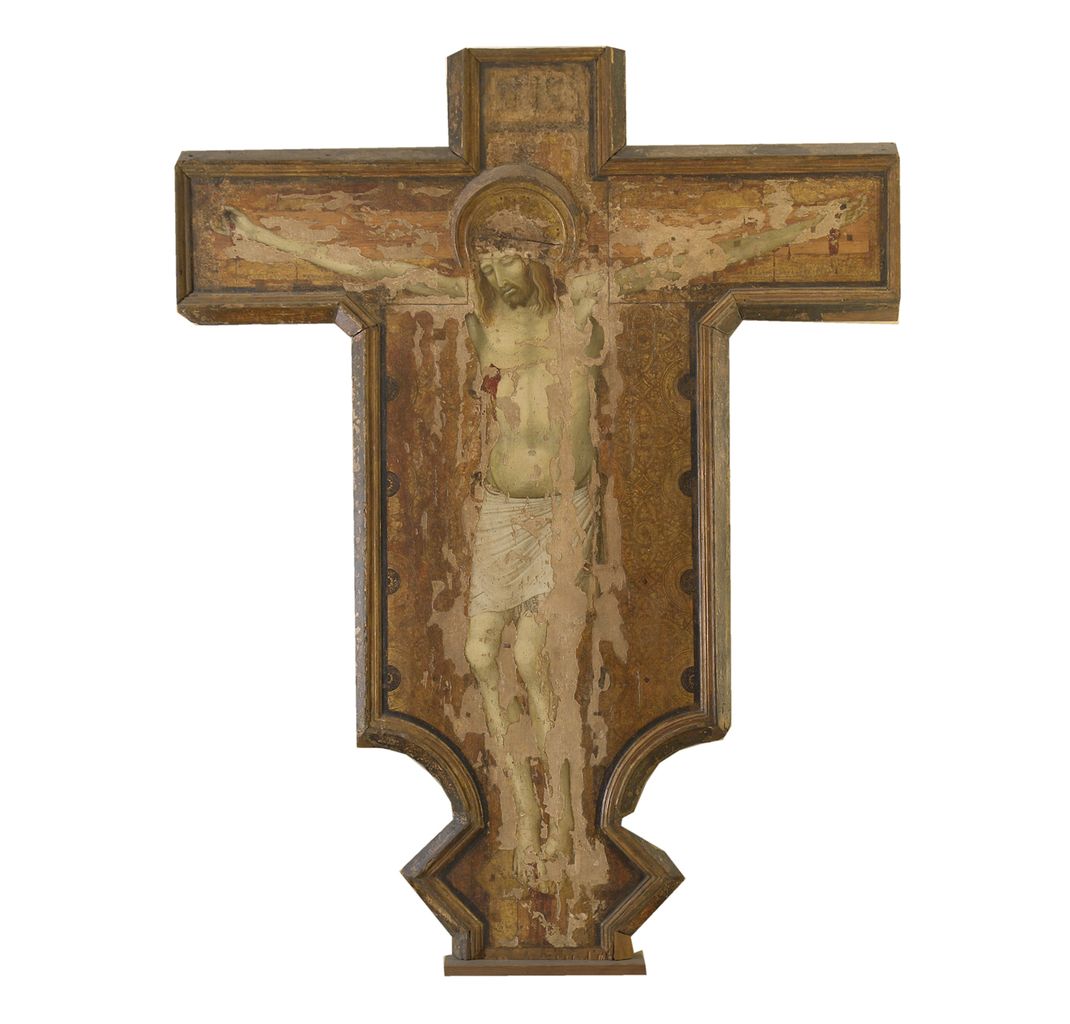 Cristo crocifisso (crocifisso) by Lorenzetti Ambrogio (sec. XIV)